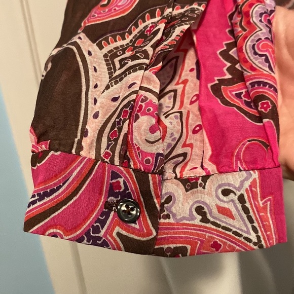 Silk Jacquard Blouse by Elie Tahari - Picture 3 of 6